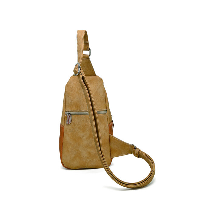 Hi-di-Hi Rugzak/Sling-bag 'Carol' Peach/Orange - CL32
