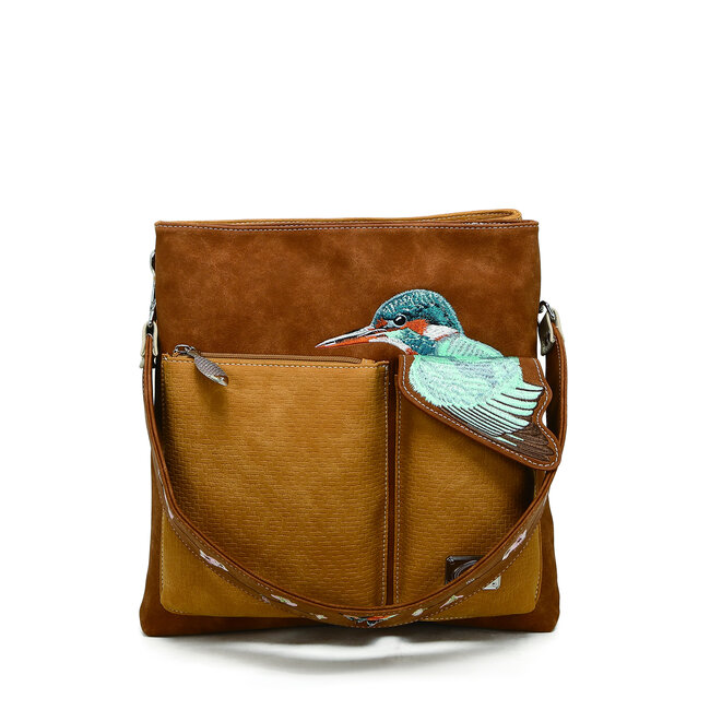 Hi-di-Hi 'King Shopper' Cognac/Peach- KS12