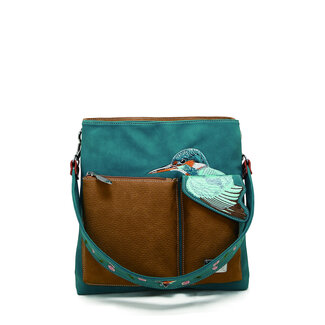 Hi-di-Hi 'King Shopper' Petrol/Cognac - KS10