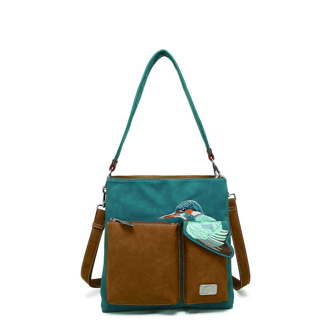 Hi-di-Hi 'King Shopper' Petrol/Cognac - KS10