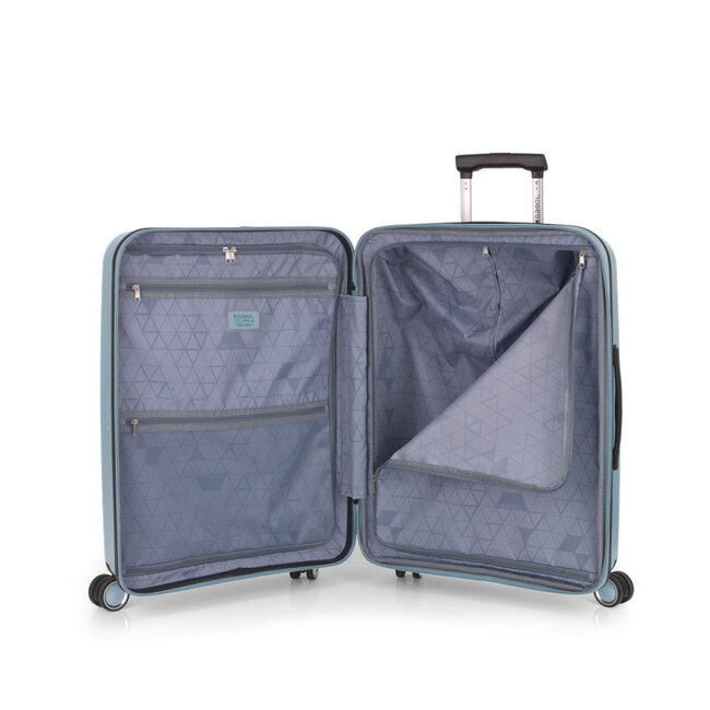 Gabol 'Brooklyn' Medium Trolley Expandable - Ijsblauw 65x45x27cm