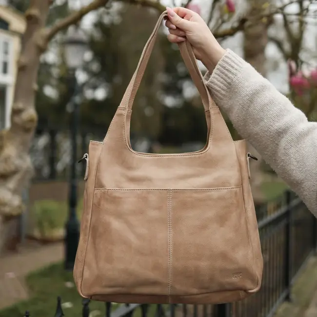 Bear Design Schoudertas/Shopper 'Els'  Baltic Beige