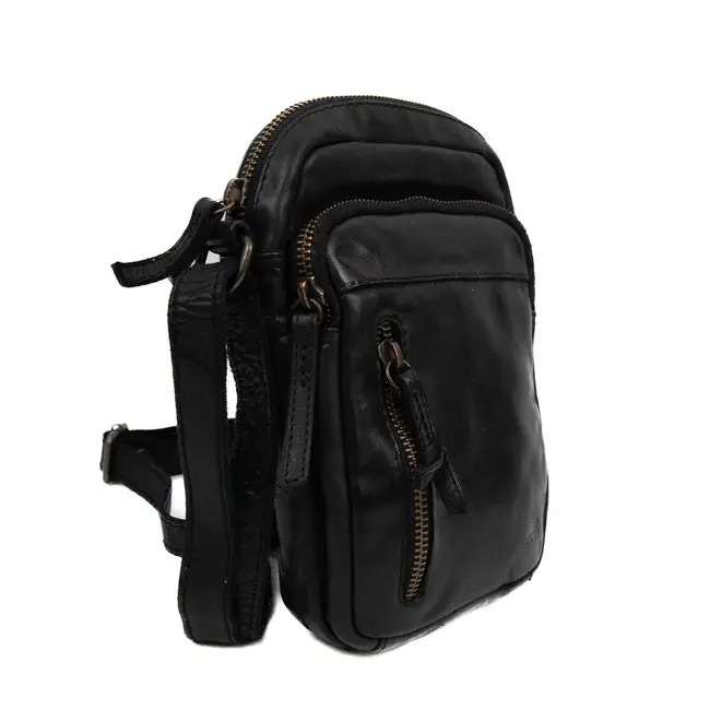Bear Design Schoudertasje 'Karin' - Zwart