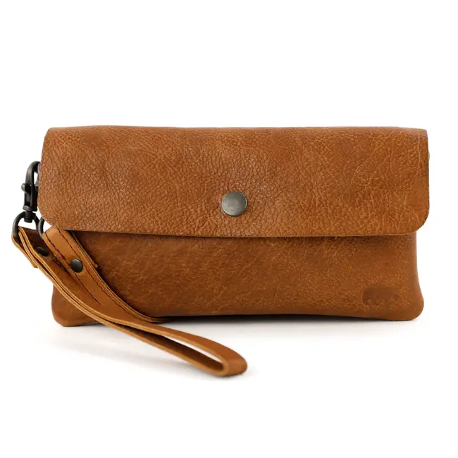 Bear Design Clutch/Mini schoudertasje 'Lydia' Cognac