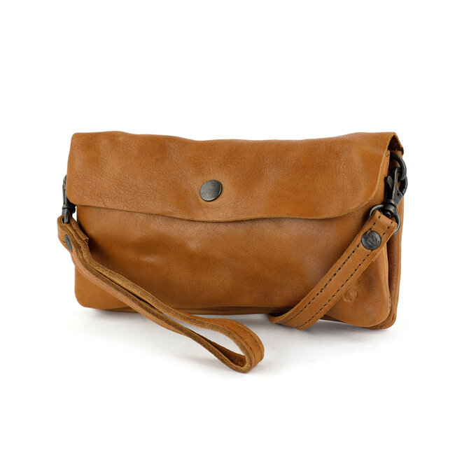 Bear Design Clutch/Mini schoudertasje 'Lydia' Taupe