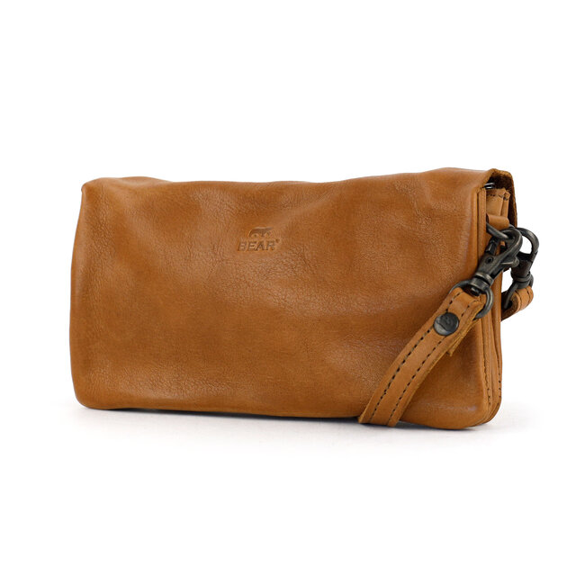 Bear Design Clutch/Mini schoudertasje 'Lydia' Taupe