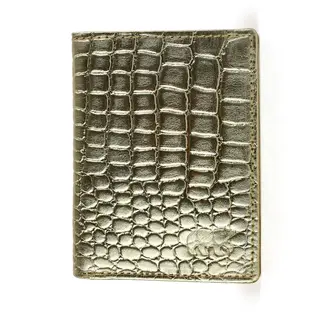 Bear Design Pasjeshouder met briefgeldvak 'Cas' Champagne Croco