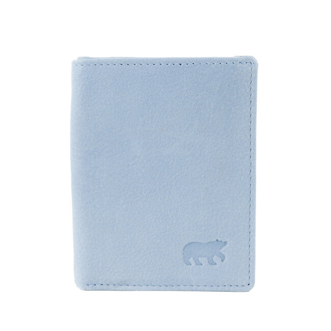 Bear Design Pasjeshouder met briefgeldvak 'Cas' Sky