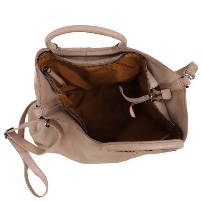 Bear Design Schouder/Handtas 'Jasmijn'  L Taupe