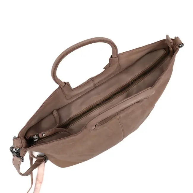 Bear Design Schouder/Handtas 'Jasmijn'  L Taupe