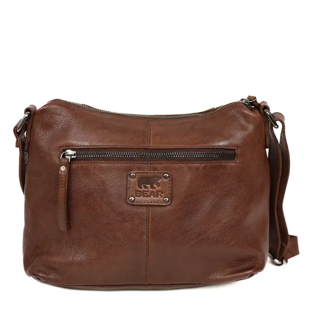 Bear Design Schoudertas 'Stella' Donkerbruin