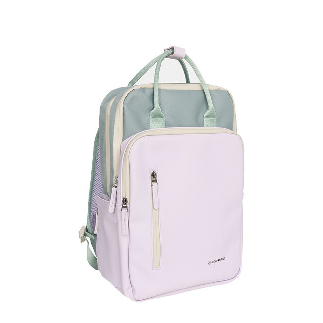 New Rebels 'Ferron' Milwaukee handel backpack - Lila