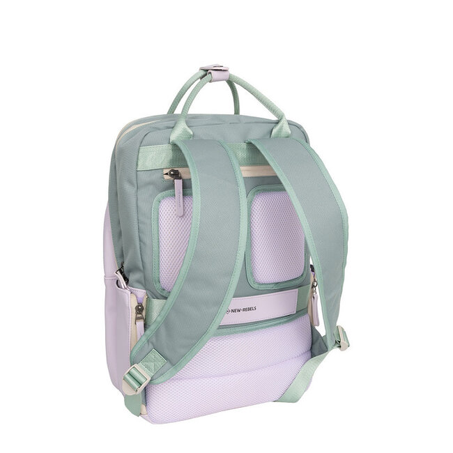 New Rebels 'Ferron' Milwaukee handel backpack - Lila