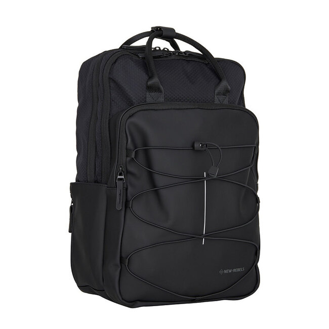 New Rebels 'Trondheim' Milwaukee handel backpack - Zwart