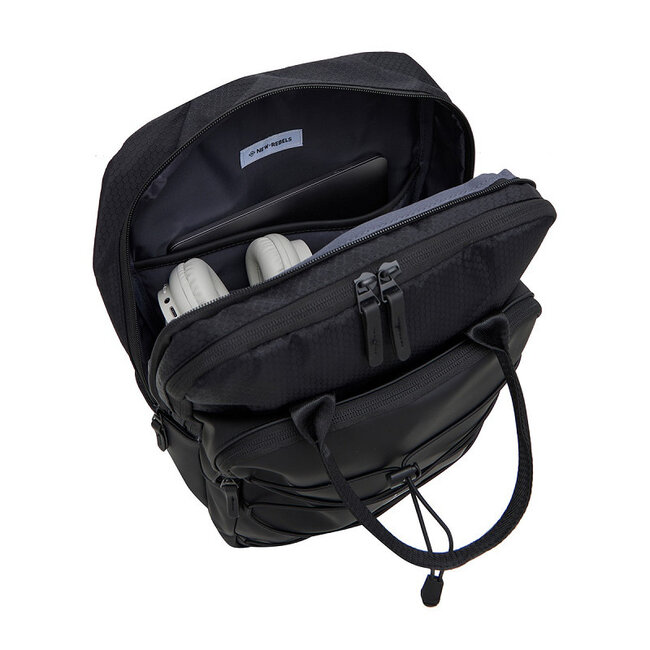 New Rebels 'Trondheim' Milwaukee handel backpack - Zwart