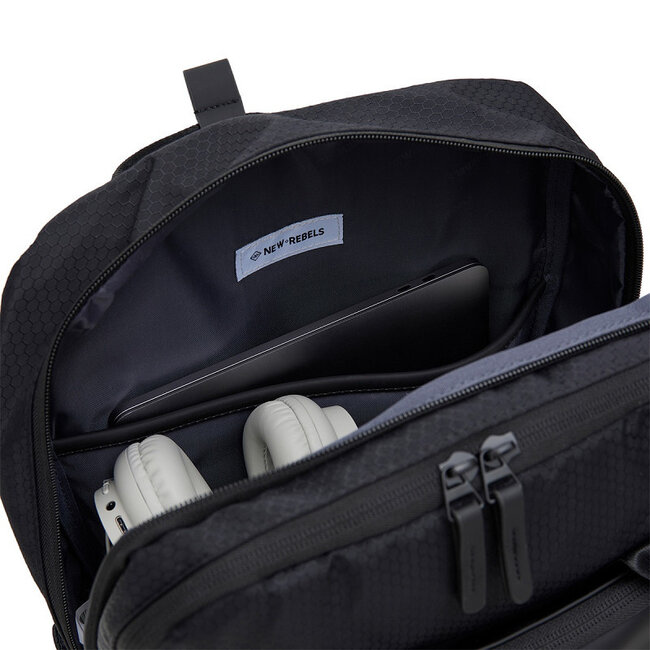 New Rebels 'Trondheim' Milwaukee handel backpack - Zwart