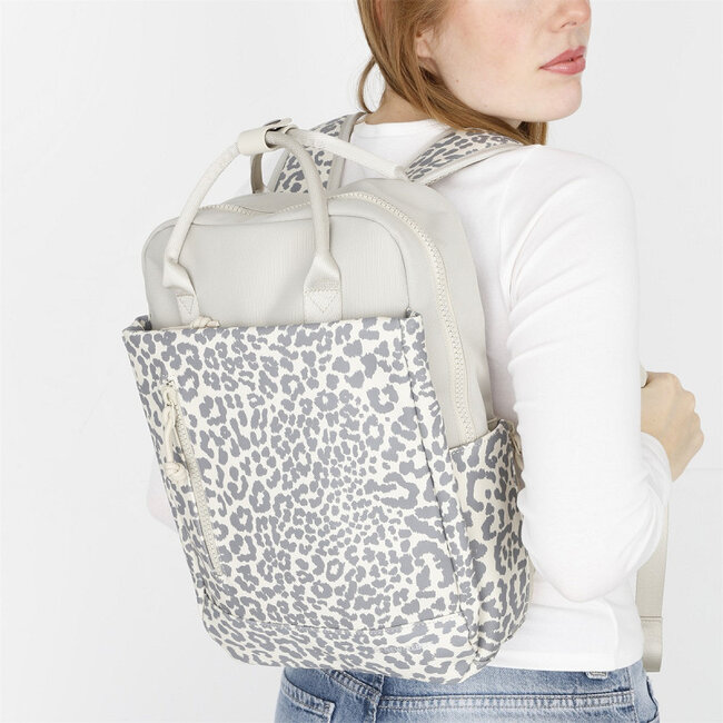 New Rebels 'Urban Leopard' Miami handel backpack - Beige