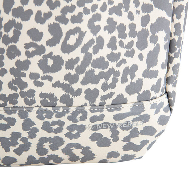 New Rebels 'Urban Leopard' Miami handel backpack - Beige