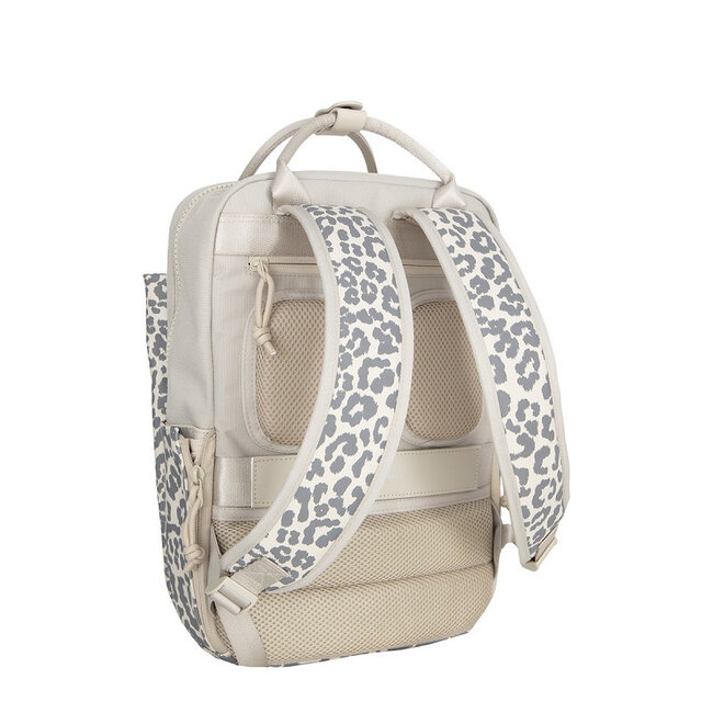 New Rebels 'Urban Leopard' Miami handel backpack - Beige
