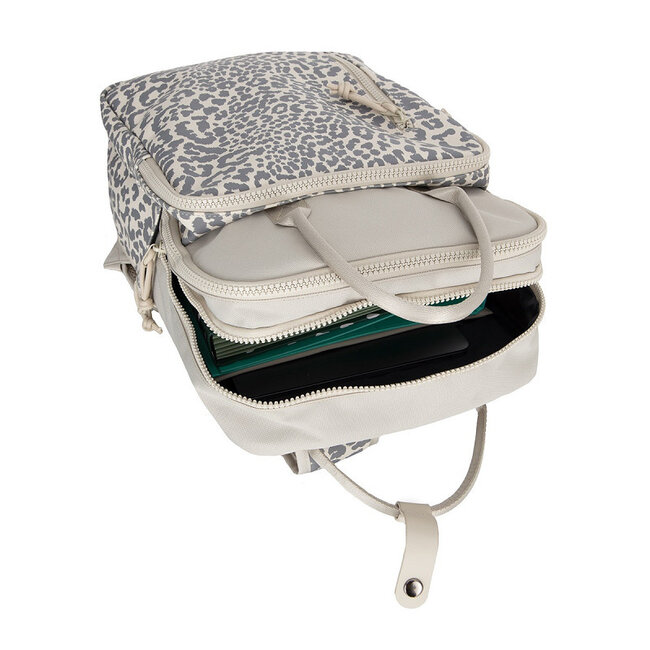 New Rebels 'Urban Leopard' Milwaukee handel backpack - Beige