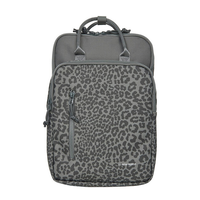 New Rebels 'Urban Leopard' Milwaukee handel backpack - Antraciet