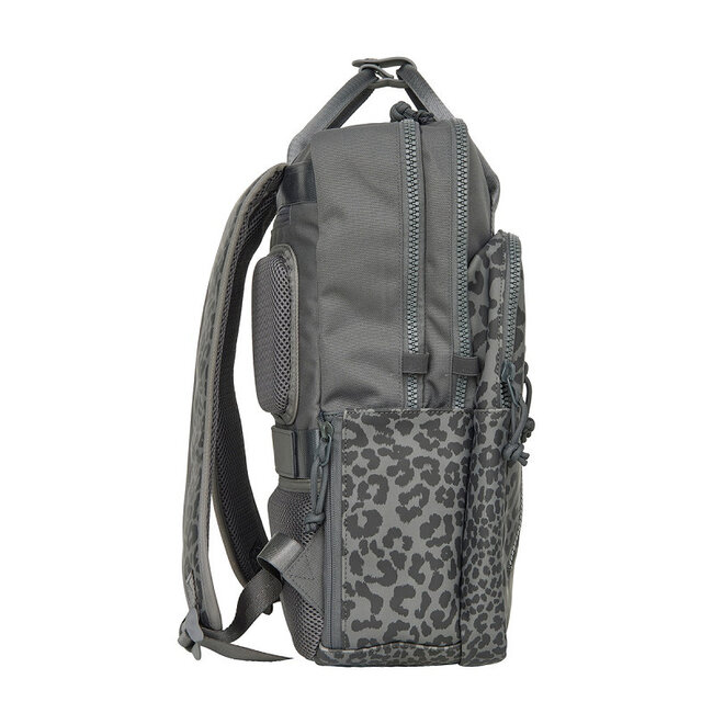 New Rebels 'Urban Leopard' Milwaukee handel backpack - Antraciet