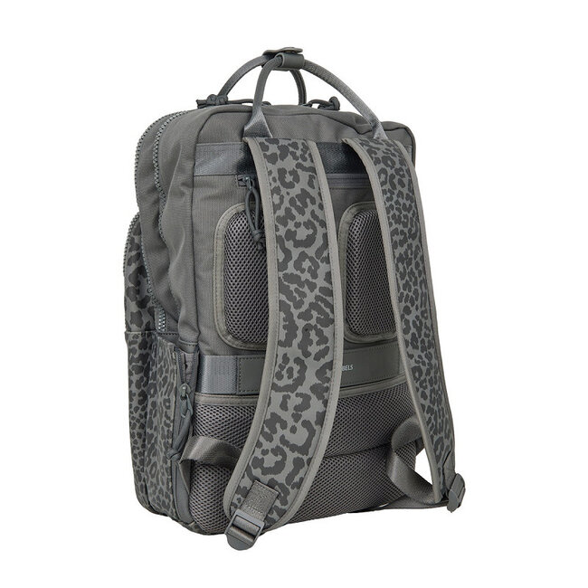 New Rebels 'Urban Leopard' Milwaukee handel backpack - Antraciet