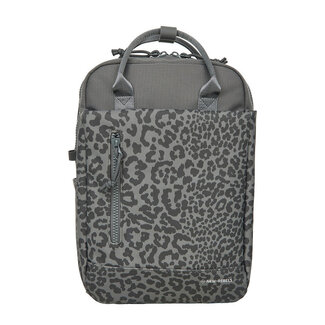 New Rebels 'Urban Leopard' Miami handel backpack - Antraciet