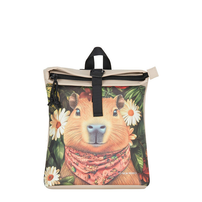 New Rebels Mart Arts  Roll-Top Backpack mini 'Capibara'