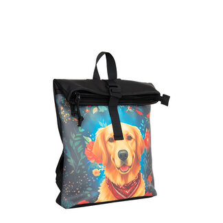 New Rebels Mart Arts  Roll-Top Backpack mini 'Golden Retriever'