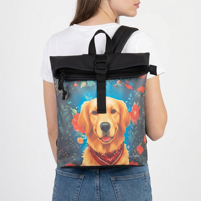 New Rebels Mart Arts  Roll-Top Backpack mini 'Golden Retriever'