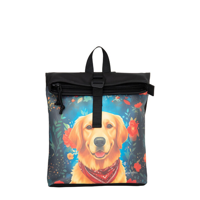 New Rebels Mart Arts  Roll-Top Backpack mini 'Golden Retriever'