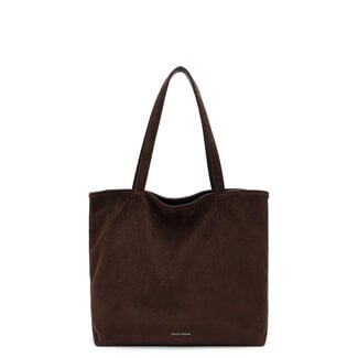 Emily & Noah Shopper 'Eva' Suede Look - Donkerbruin Emily & Noah Shopper 'Eva' Suede Look - Donkerbruin