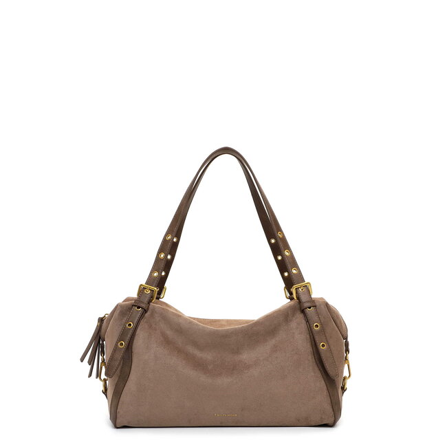Emily & Noah Suedelook Shopper 'Laren' Taupe