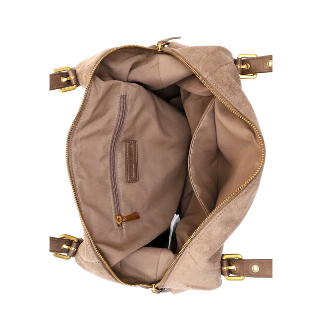 Emily & Noah Suedelook Shopper 'Laren' Taupe