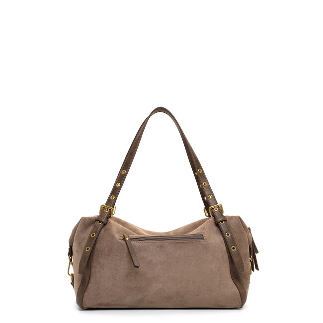 Emily & Noah Suedelook Shopper 'Laren' Taupe