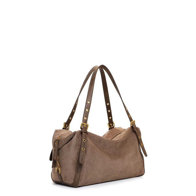 Emily & Noah Suedelook Shopper 'Laren' Taupe