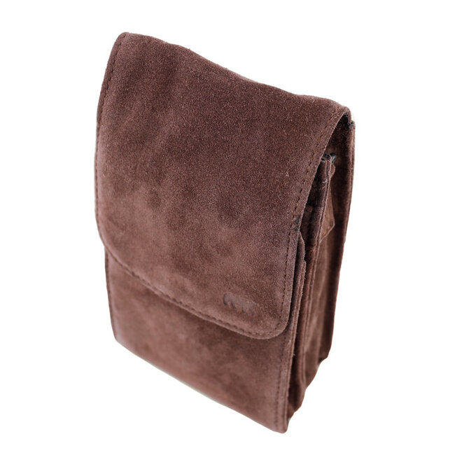 Bear Design Suède Schoudertasje 'Robbie' 2.0 - Choco