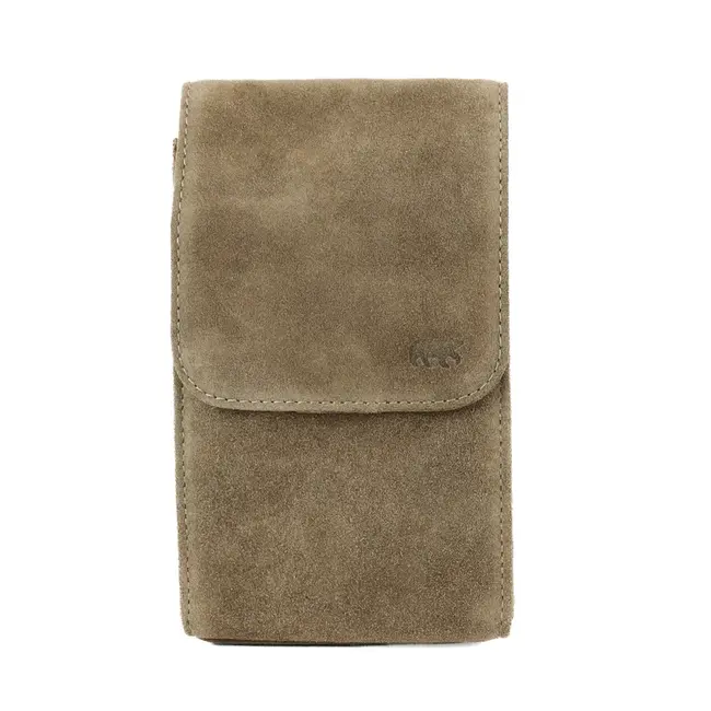 Bear Design Suède Schoudertasje 'Robbie' 2.0 - Taupe