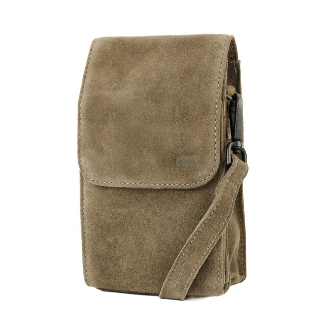 Bear Design Suède Schoudertasje 'Robbie' 2.0 - Taupe