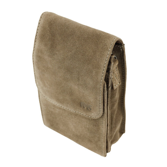 Bear Design Suède Schoudertasje 'Robbie' 2.0 - Taupe