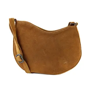 Bear Design Suède Crossbody 'Tamara'  Cognac