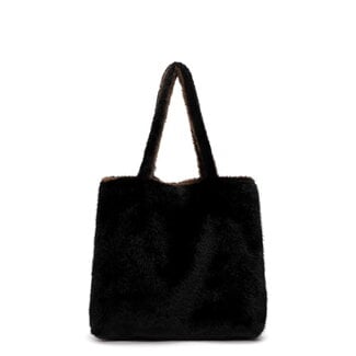 Emily & Noah Fluffy 'Eva' Bag-in-Bag - Bruin/Zwart
