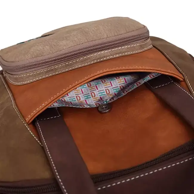Hi-di-Hi 'Passage' Laptop Rugzak 14 inch Bruin/Beige