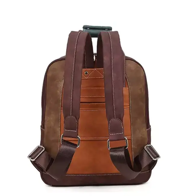 Hi-di-Hi 'Passage' Laptop Rugzak 14 inch Bruin/Beige