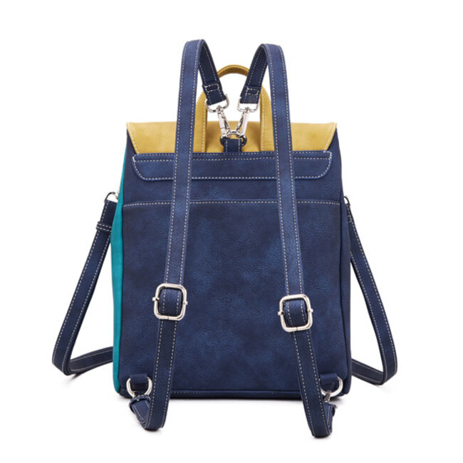 Hi-di-Hi 'Timber' Rugzak/Schoudertas Blauw/Groen