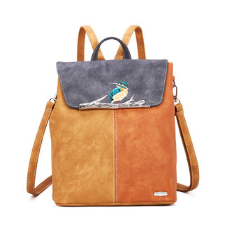 Hi-di-Hi 'Timber' Rugzak/Schoudertas Oranje Beige