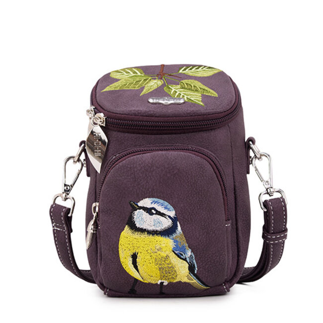 Hi-di-Hi 'Folliage' Crossbody Paars