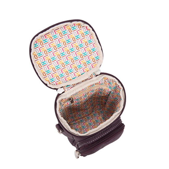 Hi-di-Hi 'Folliage' Crossbody Paars