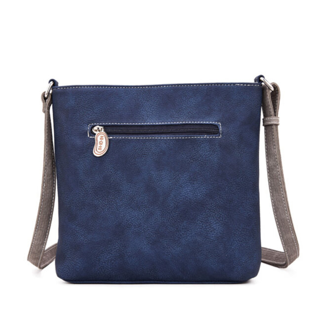 Hi-di-Hi 'Quack' Crossbody  Blauw/Grijs